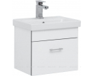 Тумба с раковиной Aquanet Верона 50 (Moduo Slim) белый