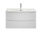 Мебель для ванной комнаты подвесная BelBagno ACQUA-800-2C-SO-BL 80см Bianco Lucido            