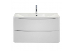 Мебель для ванной комнаты подвесная BelBagno ACQUA-900-2C-SO-BL 90см Bianco Lucido                  
