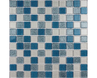 Мозаика Блестяще-синий / Shine Blue (2.5x2.5) 30x30