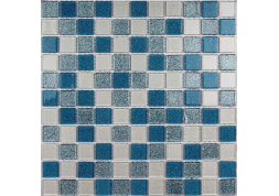 Мозаика Блестяще-синий / Shine Blue (2.5x2.5) 30x30