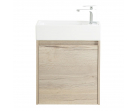 Тумба подвесная правосторонняя с раковиной BelBagno KRAFT MINI-500/260-1A-SO-RGB-R             