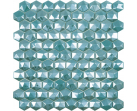 Мозаика Hexagon DIAMOND 370D TURQUOISE 30.7х31.7