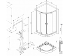 Секция ванны и душа AM.PM X-Joy WK88EG                                                                                                                            