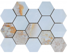 Мозаика Cr.Lux Malla Hex Opalo 22.5x32.5