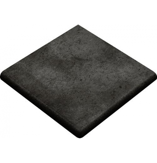 Ступень угловая Orion Rounded Stair-tread Corner Antracita 33х33