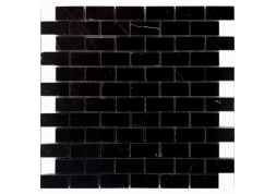 Мозаика Pietrine 4 Nero Oriente POL (23x48x4) 29.8х29.8  
