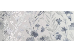 Керамическая настенная плитка Milano Mood Flower Blu 50x120