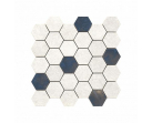 Мозаика Decor Grunge White Mat Hexa AS 28.3x29.4