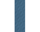 Керамическая настенная плитка Marazzi Outfit Blue Struttura Tetris 3D 25x76