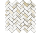 Мозаика Stellaris Calacatta Gold Mosaico Cross 29.7х31.5