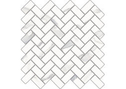 Мозаика Statuario White Mosaico Cross 29.7х31.5