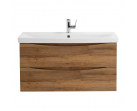 Тумба подвесная с раковиной BelBagno MARINO-CER-900-2C-SO-RR-P                  