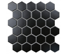 Мозаика Geometry Hexagon Small Black Matt 26.5х27.8
