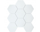 Мозаика Geometry Hexagon Big White Matt 25.6х29.5