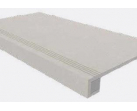 Ступень Estima Terra White TE00 33x120 непол. прямоугол. бортик + Подступенок 14.5x120