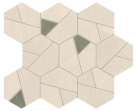 Мозаика Boost Pro Ivory Mosaico Hex Olive 25x28.5