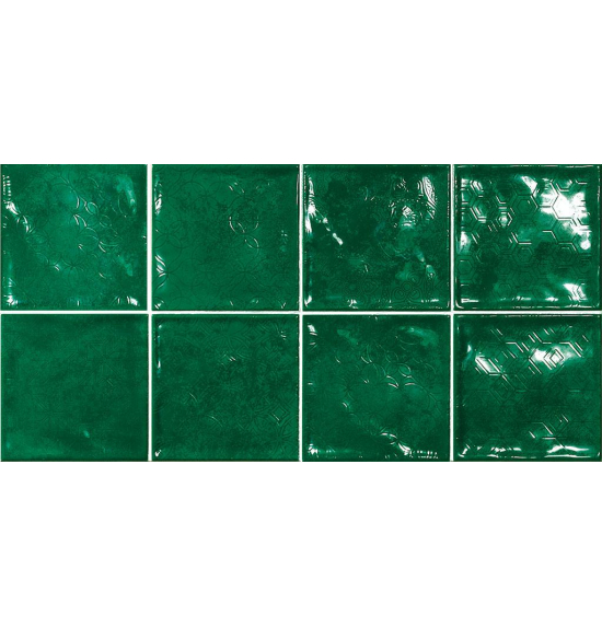 Керамическая настенная плитка DECORADO CHIC Verde 15x15