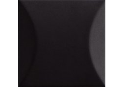 Керамическая настенная плитка Up Cuscino Black Glossy 10x10