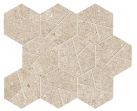 Мозаика Boost Stone Cream Mosaico Hex 25x28.5