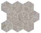 Мозаика Boost Stone Grey Mosaico Hex 25x28.5