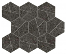 Мозаика Boost Stone Tarmac Mosaico Hex 25x28.5