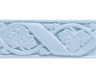 Бордюр Boiserie Gemme Genziana 8x20