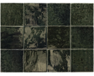 Керамическая настенная плитка Menorca Black 10x10