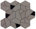 Мозаика Smoke Mosaico Hex Black 25x28.5