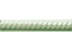 Бордюр Modernista Trenza Pb CC Verde Oscuro 2.5x15