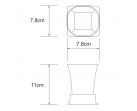 Стакан для зубных щеток Amper K-5428BLACK     