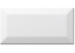 Керамическая настенная плитка Biselado Classic White M 7.5х15