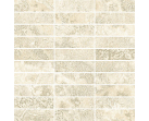 Мозаика I Travertini Muretto Bianco Cross Cut 9mm 30x30