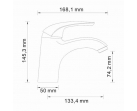 Смеситель для раковины Rossel 2803