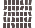 Мозаика Nok Boogie Mosaic Ebony 30x30