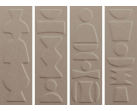 Керамическая настенная плитка Nok Totem Taupe 6.5×20