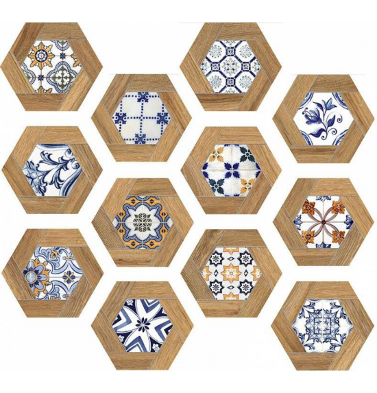 Керамогранит Ebru Hexa 23.2x26.7