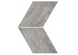 Мозаика Marvel Stone Bardiglio Grey Chevron Lappato  22.5x22.9