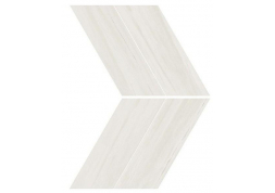 Мозаика Marvel Stone Bianco Dolomite Chevron Lappato 22.5x22.9