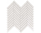 Мозаика Marvel Stone Bianco Dolomite Herringbone 30.5x30 