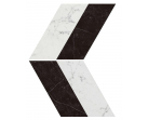 Мозаика Marvel Stone Chevron Cold Lappato 22.5x22.9