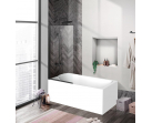 Шторка на ванну BelBagno UNO-V-1-90/150-C-NERO           