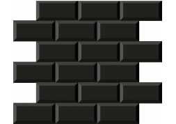 Мозаика Black And White Mosaico Minimetro Negro 29.1x29.6 