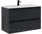 Тумба с раковиной Allen Brau Eclipse 100 1.E1003.AM антрацит матовый