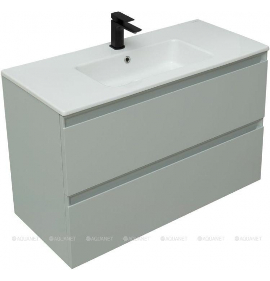 Тумба с раковиной Allen Brau Eclipse 100 1.E1003.PWM папирус матовый